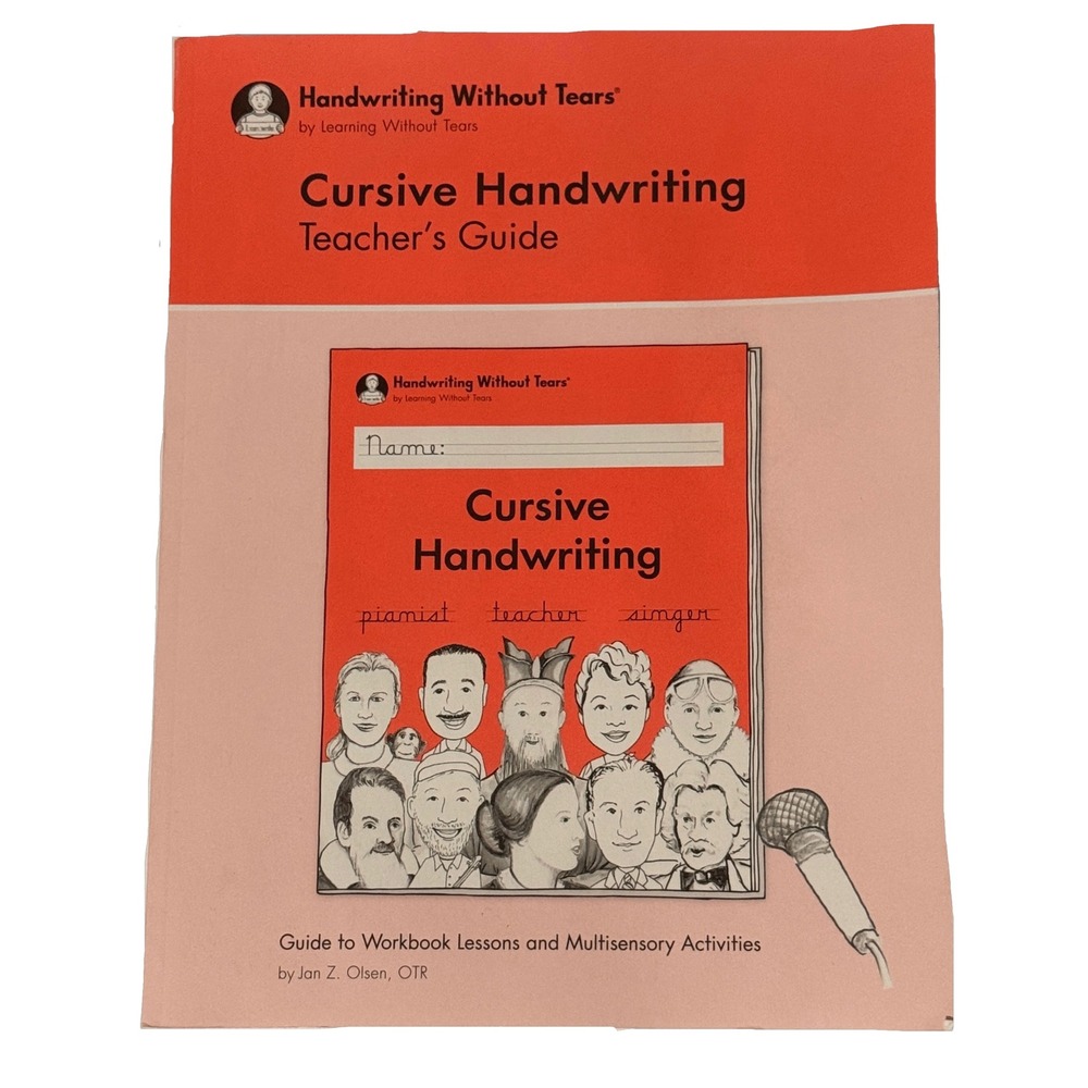 Handwriting Without Tears Cursive Teacher Guide Jan Olsen 2018 10th Ed *‎